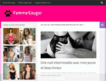 Tablet Screenshot of cougar-femme.org